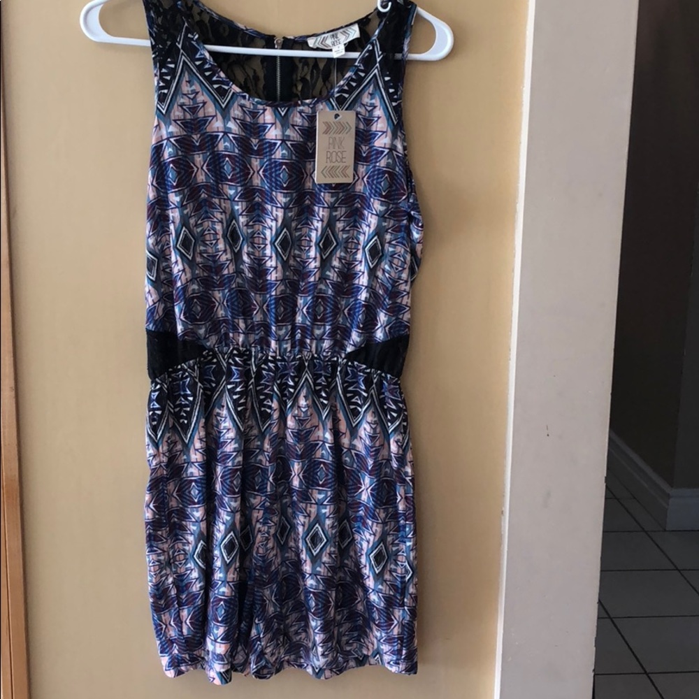 Romper with Lace Detailing